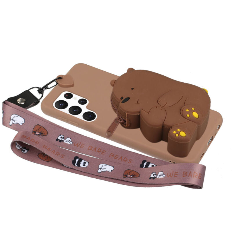 Samsung Galaxy Zipper Pocket Cute Animal Case - carolay.co