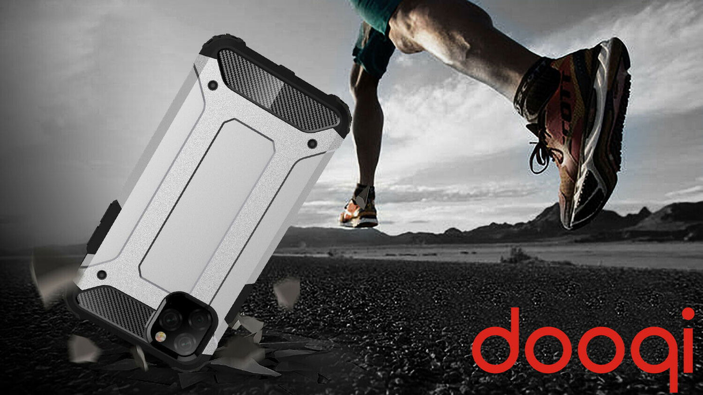 Shockproof Armor Protective Case+Tempered Glass For iPhone - carolay.co
