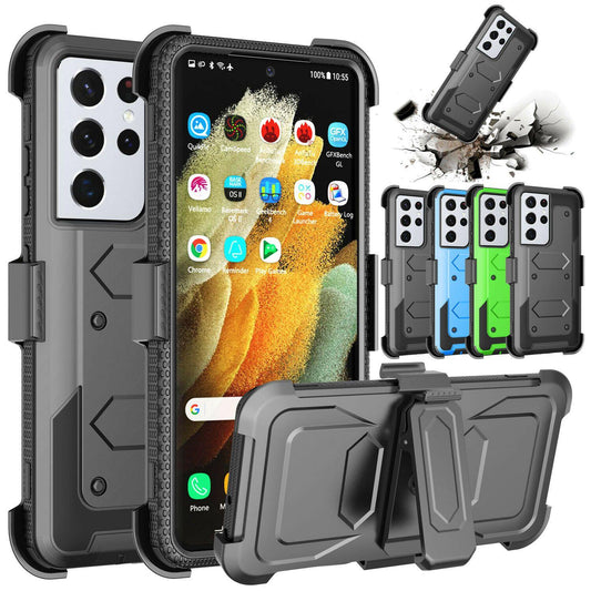 Shockproof Case Belt Clip Holster for Samsung S21 Ultra 5G - carolay.co