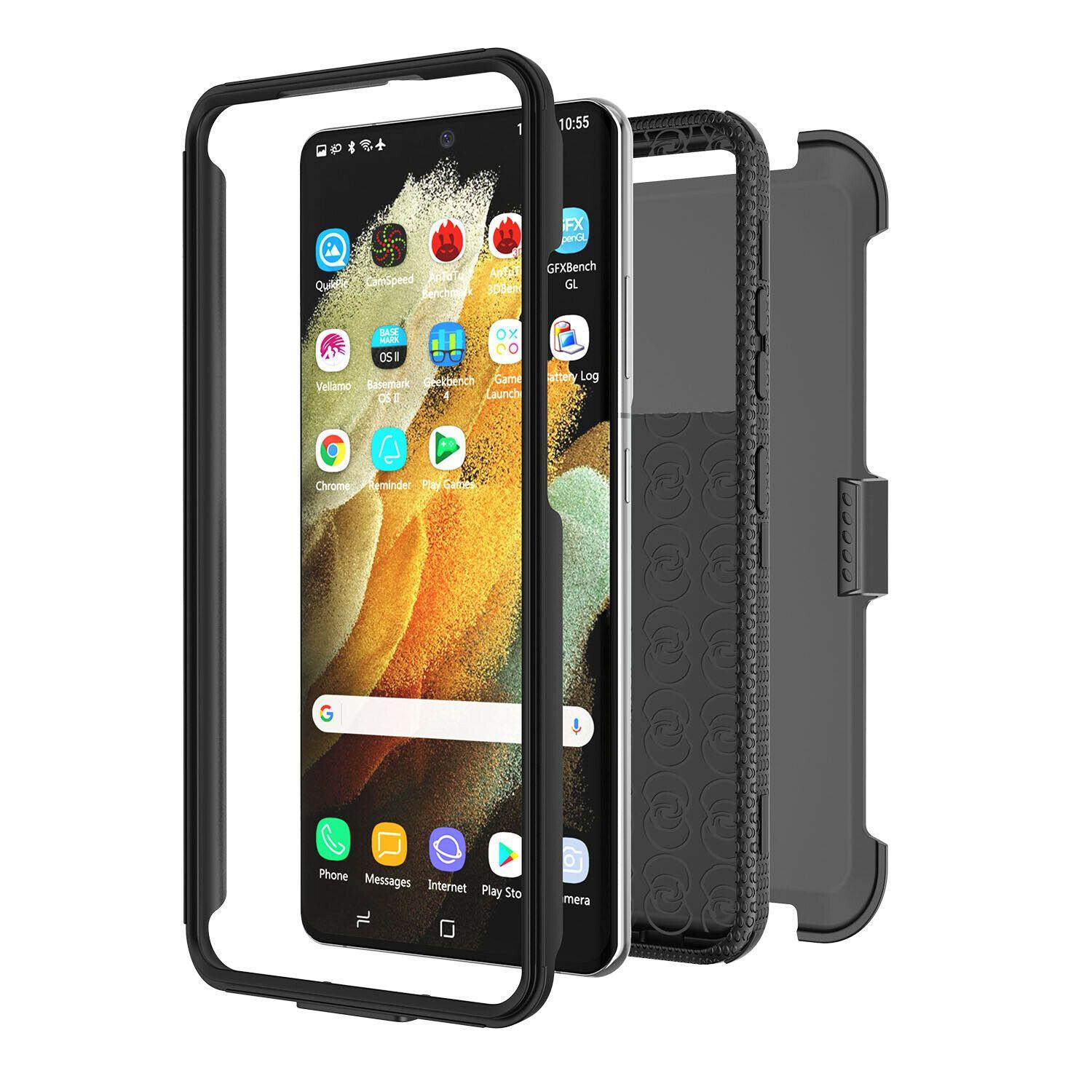 Shockproof Case Belt Clip Holster for Samsung S21 Ultra 5G - carolay.co