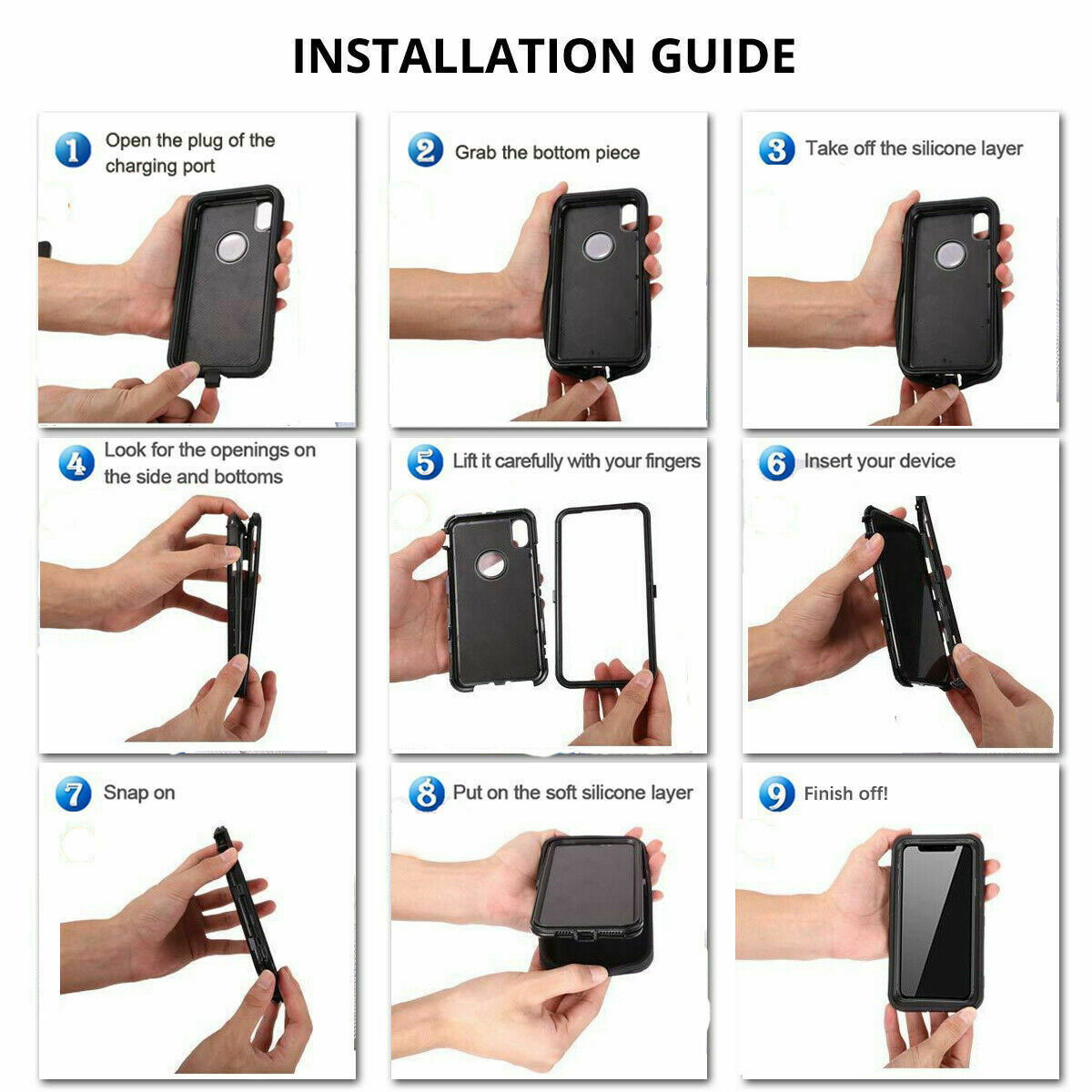Shockproof Case Cover Belt Clip Fits Otterbox For iPhone 11 Pro Max - carolay.co