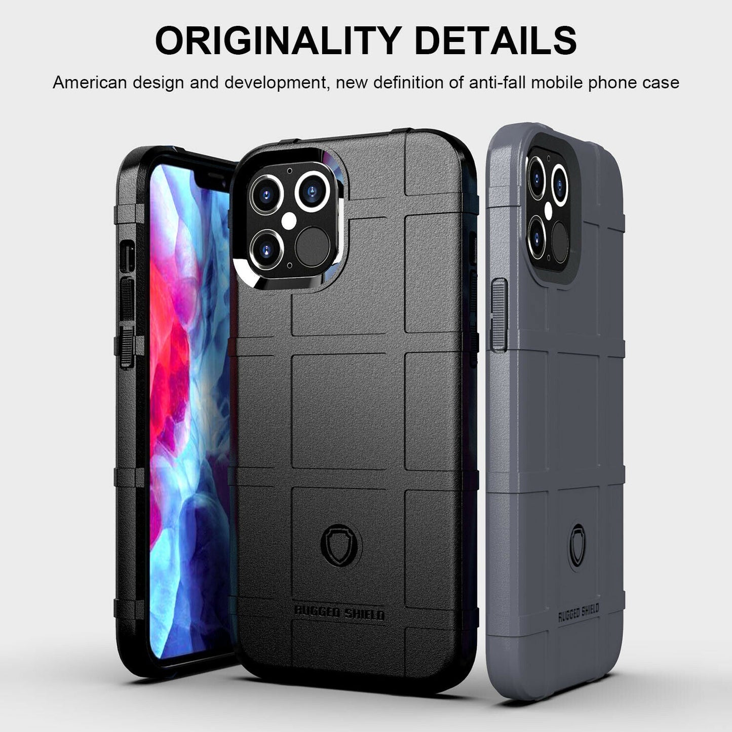 Shockproof Case Shield Armor Rubber Cover for iPhone - carolay.co