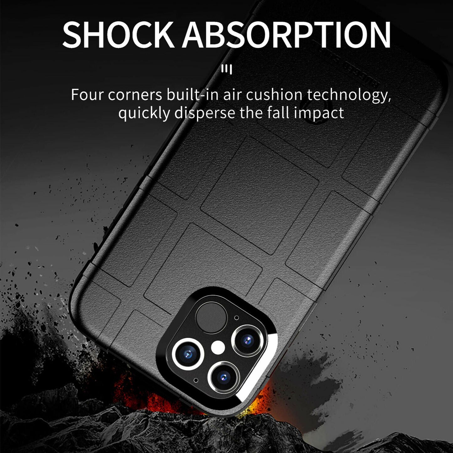 Shockproof Case Shield Armor Rubber Cover for iPhone - carolay.co