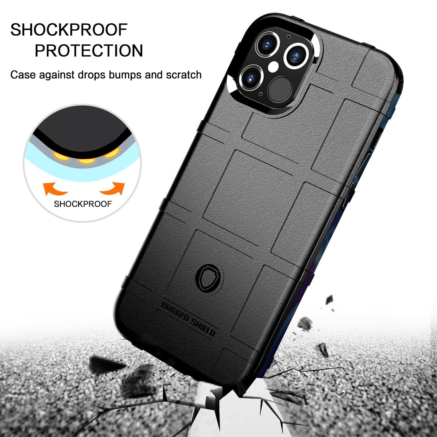 Shockproof Case Shield Armor Rubber Cover for iPhone - carolay.co