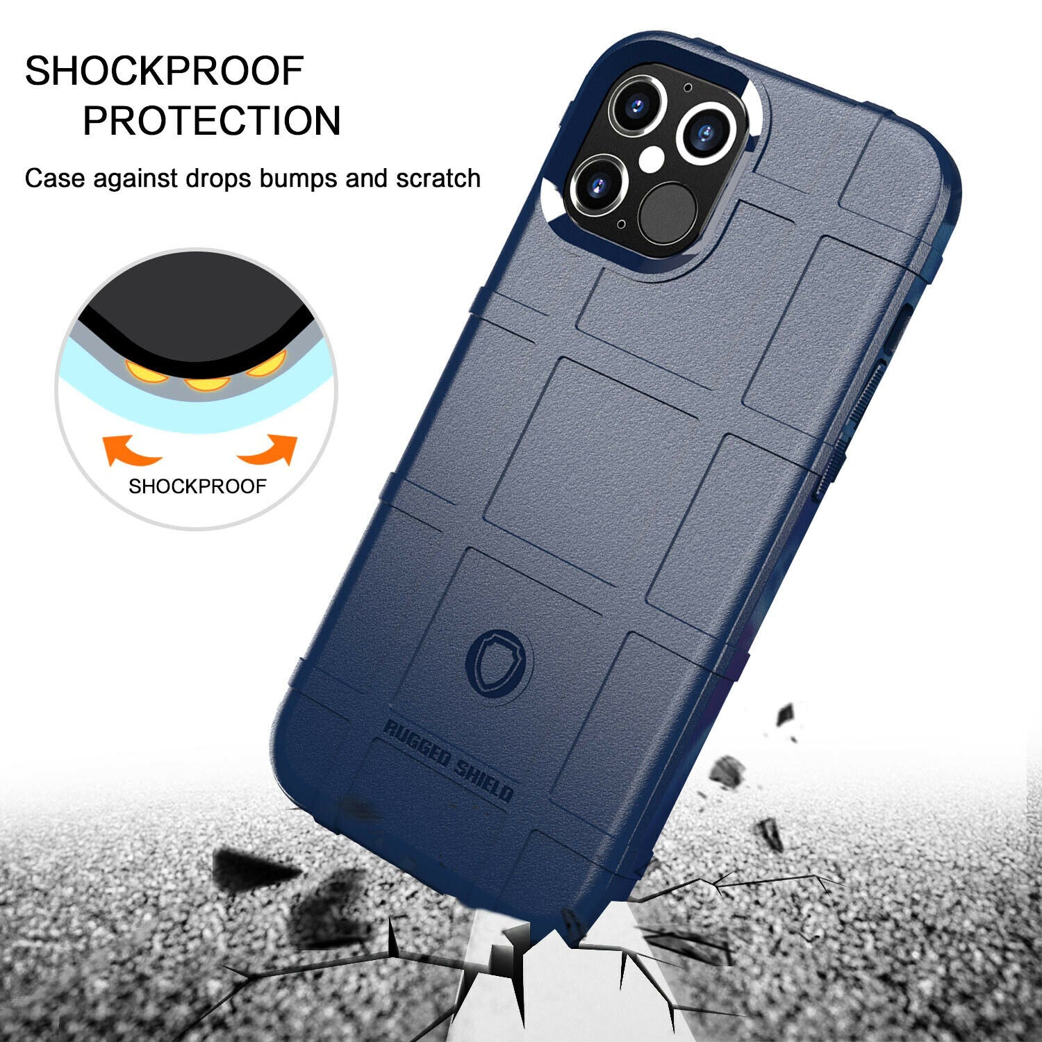 Shockproof Case Shield Armor Rubber Cover for iPhone - carolay.co