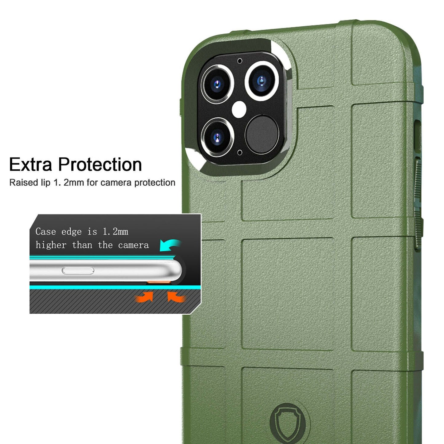 Shockproof Case Shield Armor Rubber Cover for iPhone - carolay.co
