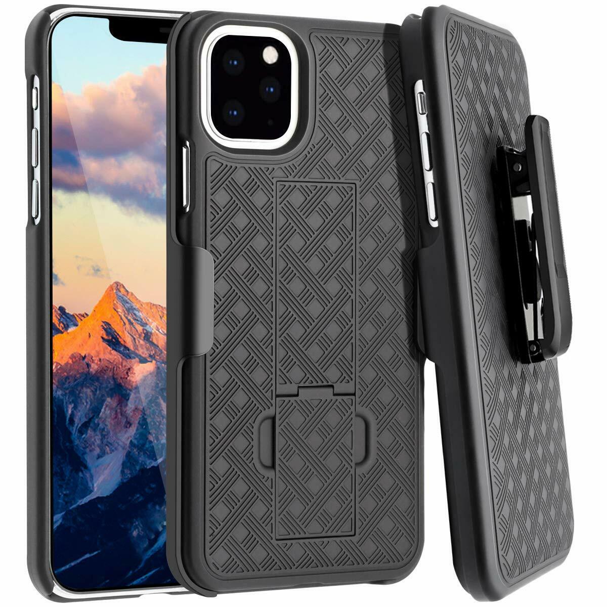 Shockproof Case with Kickstand Belt Clip Holster for iPhone - carolay.co