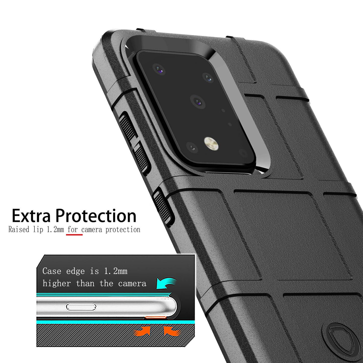 Shockproof Rugged Shield Matte Back Case for Samsung Galaxy S20 FE - carolay.co