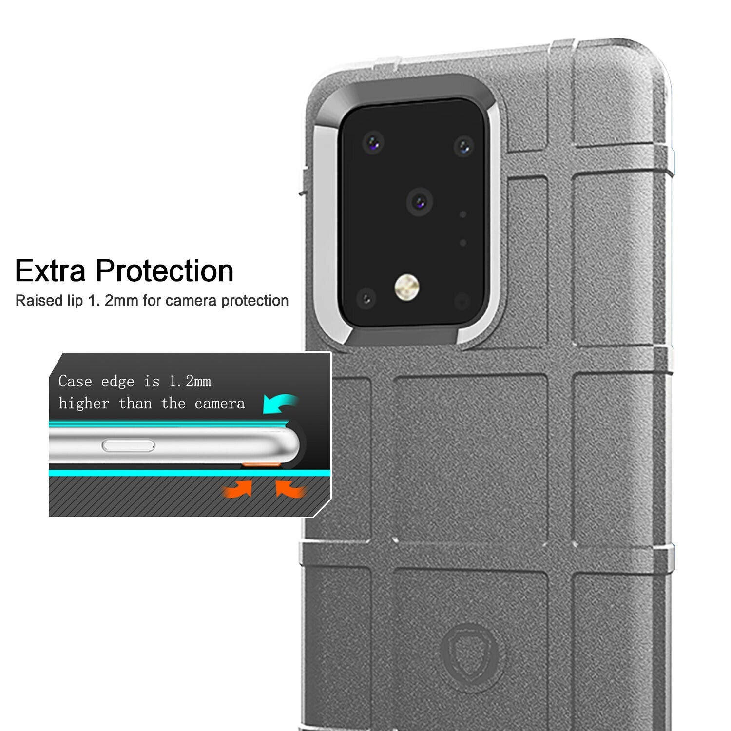 Shockproof Rugged Shield Matte Back Case for Samsung Galaxy S20 FE - carolay.co