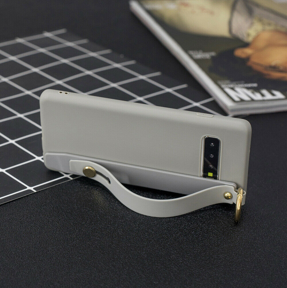 Silicone Soft Stand Cover+Wrist Strap For Samsung Galaxy - carolay.co