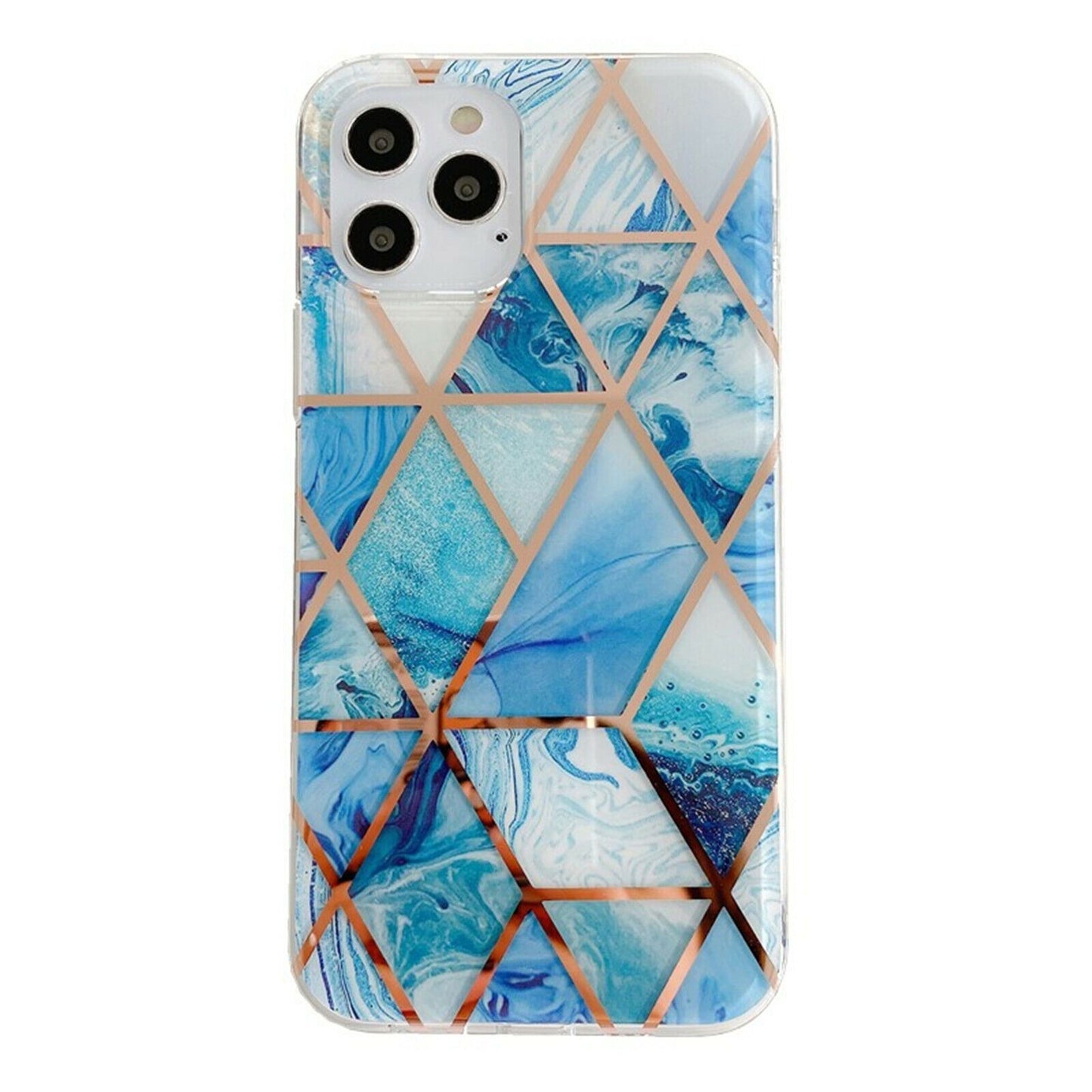 Slim Clear Marble Pattern Case For iPhone - carolay.co