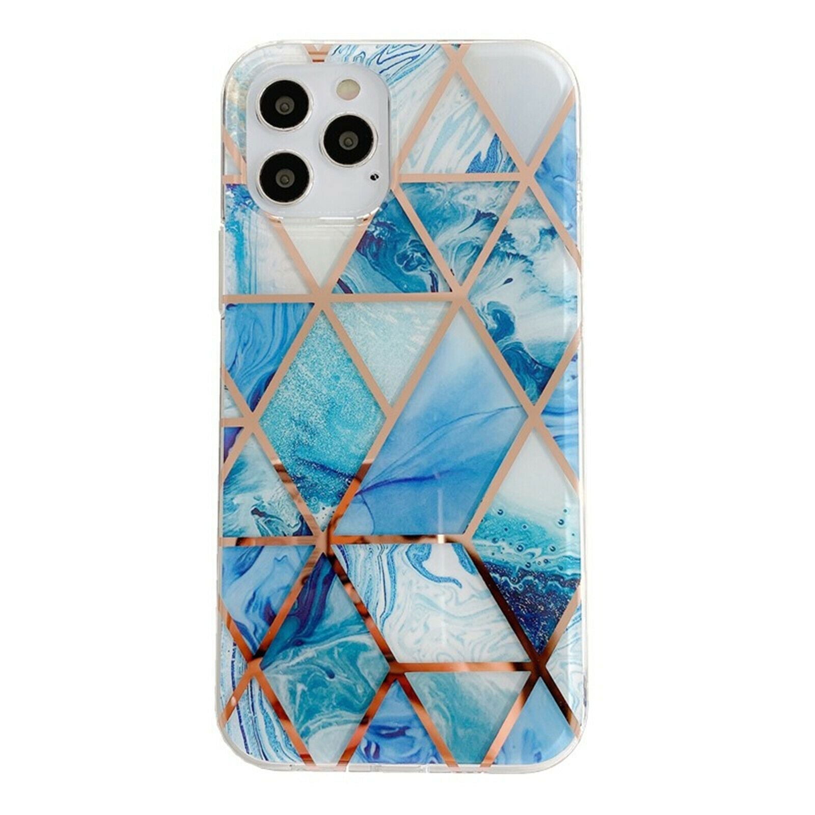 Slim Clear Marble Pattern Case For iPhone - carolay.co