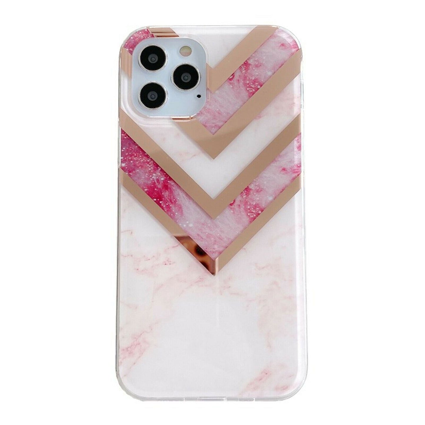 Slim Clear Marble Pattern Case For iPhone - carolay.co