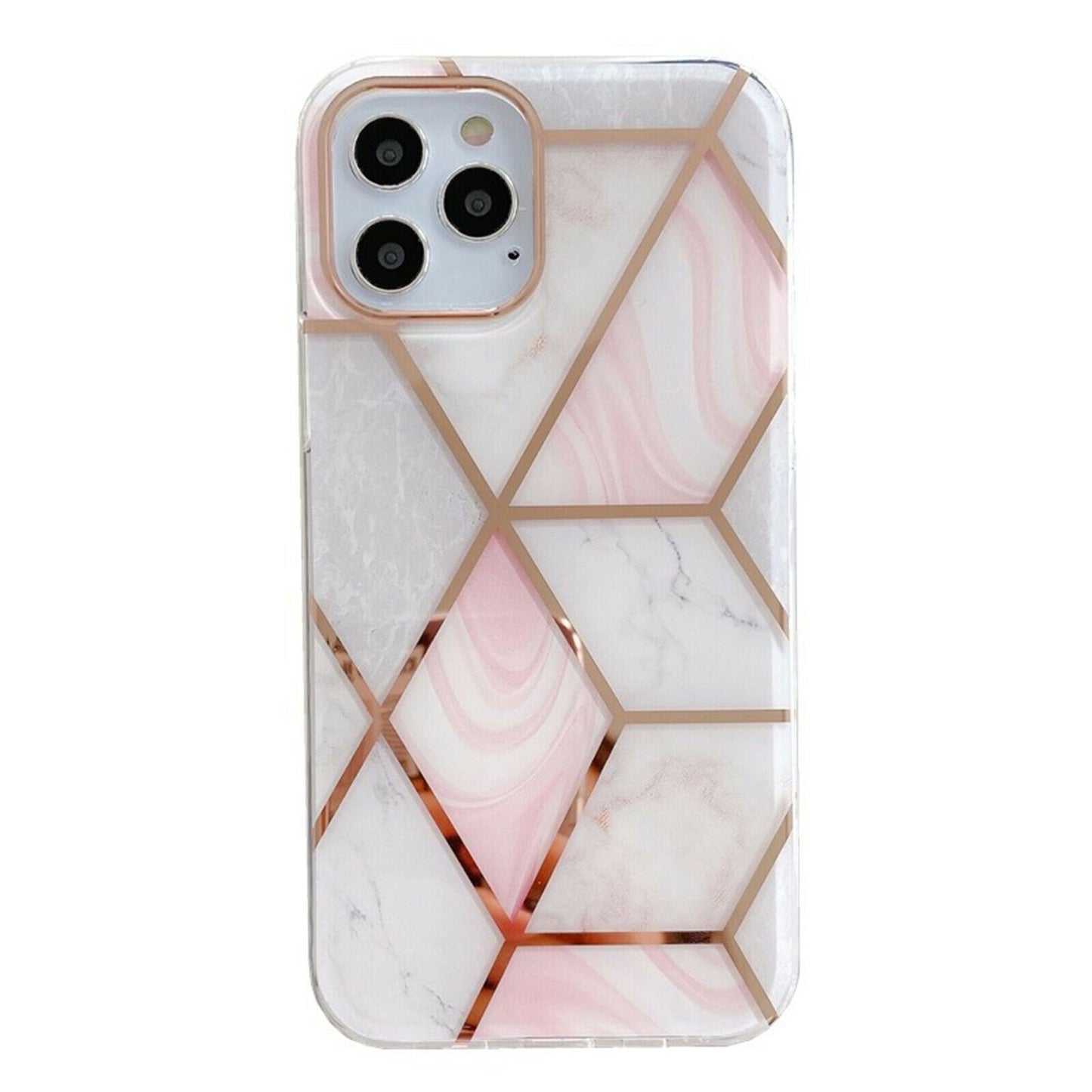 Slim Clear Marble Pattern Case For iPhone - carolay.co