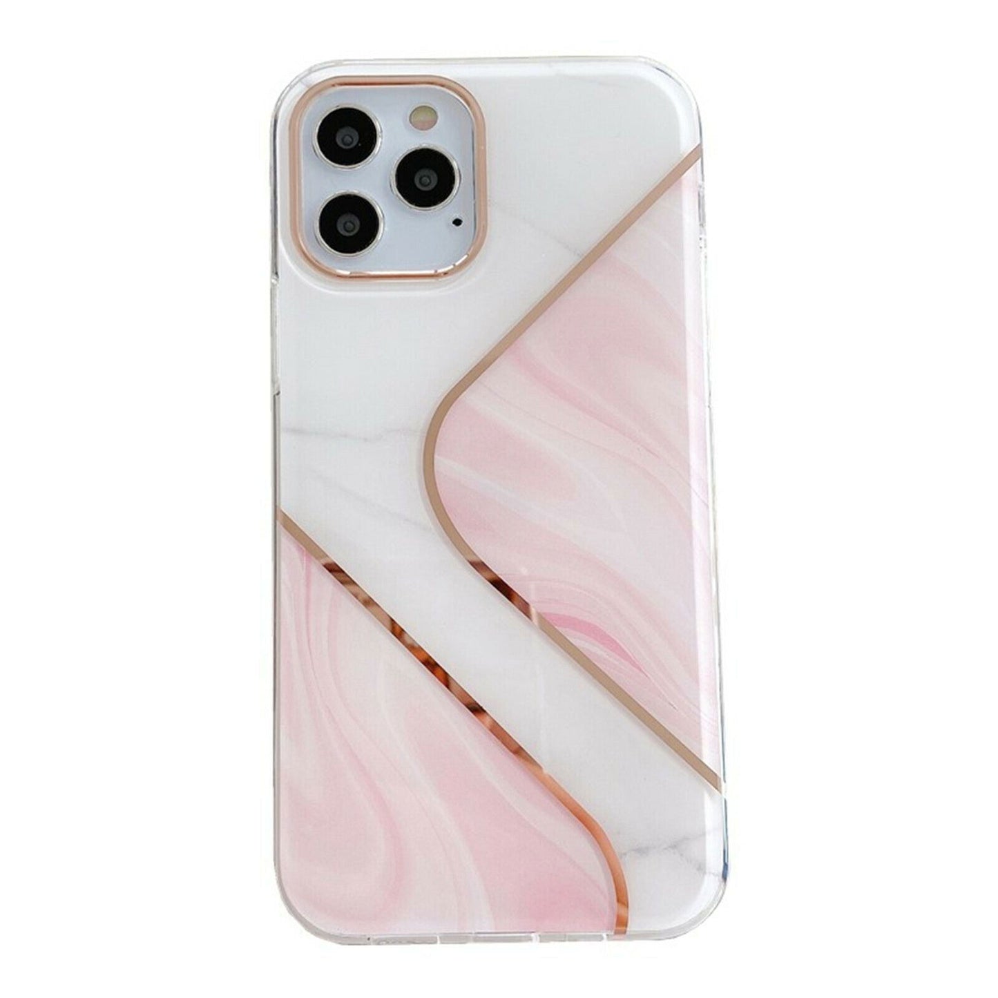 Slim Clear Marble Pattern Case For iPhone - carolay.co