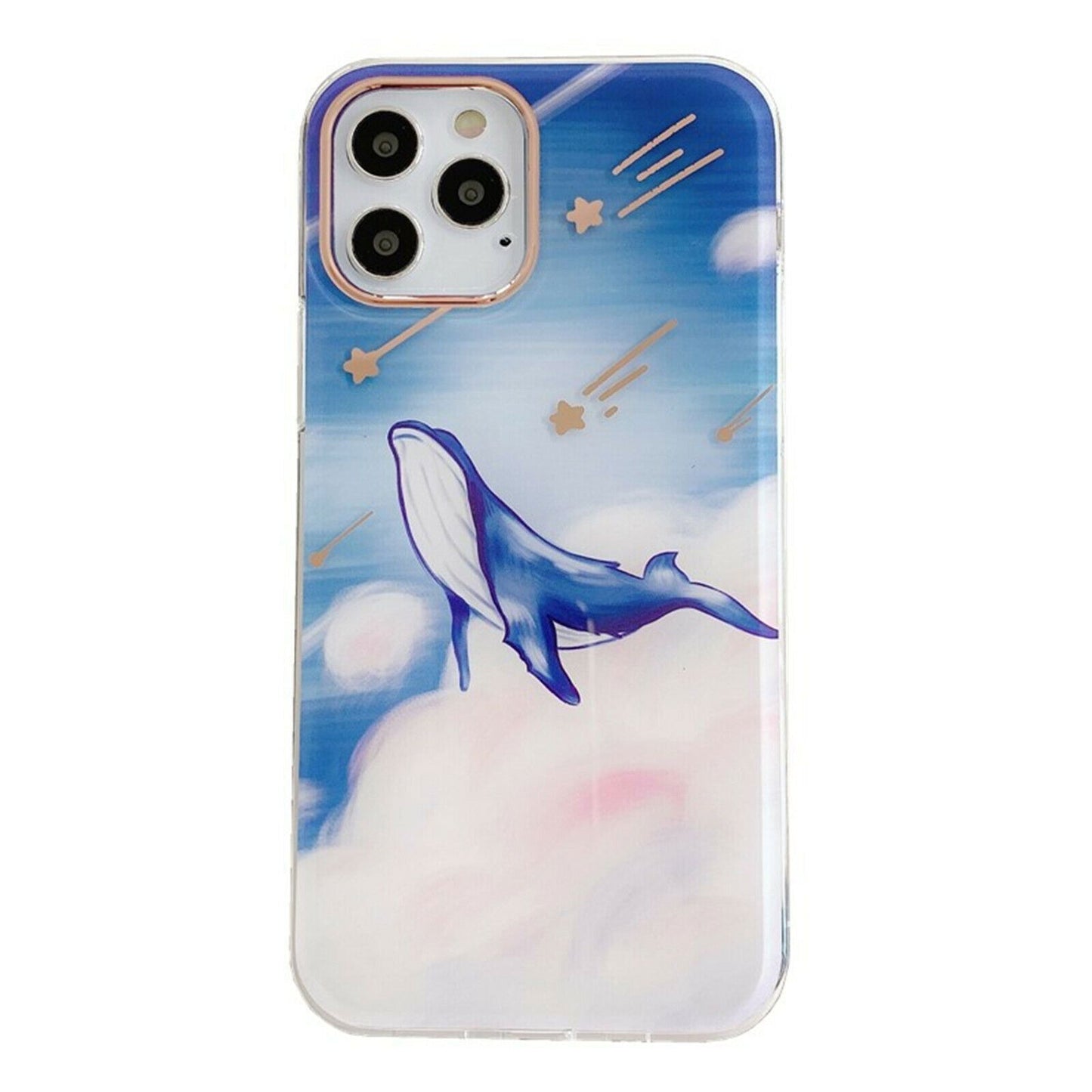 Slim Clear Marble Pattern Case For iPhone - carolay.co