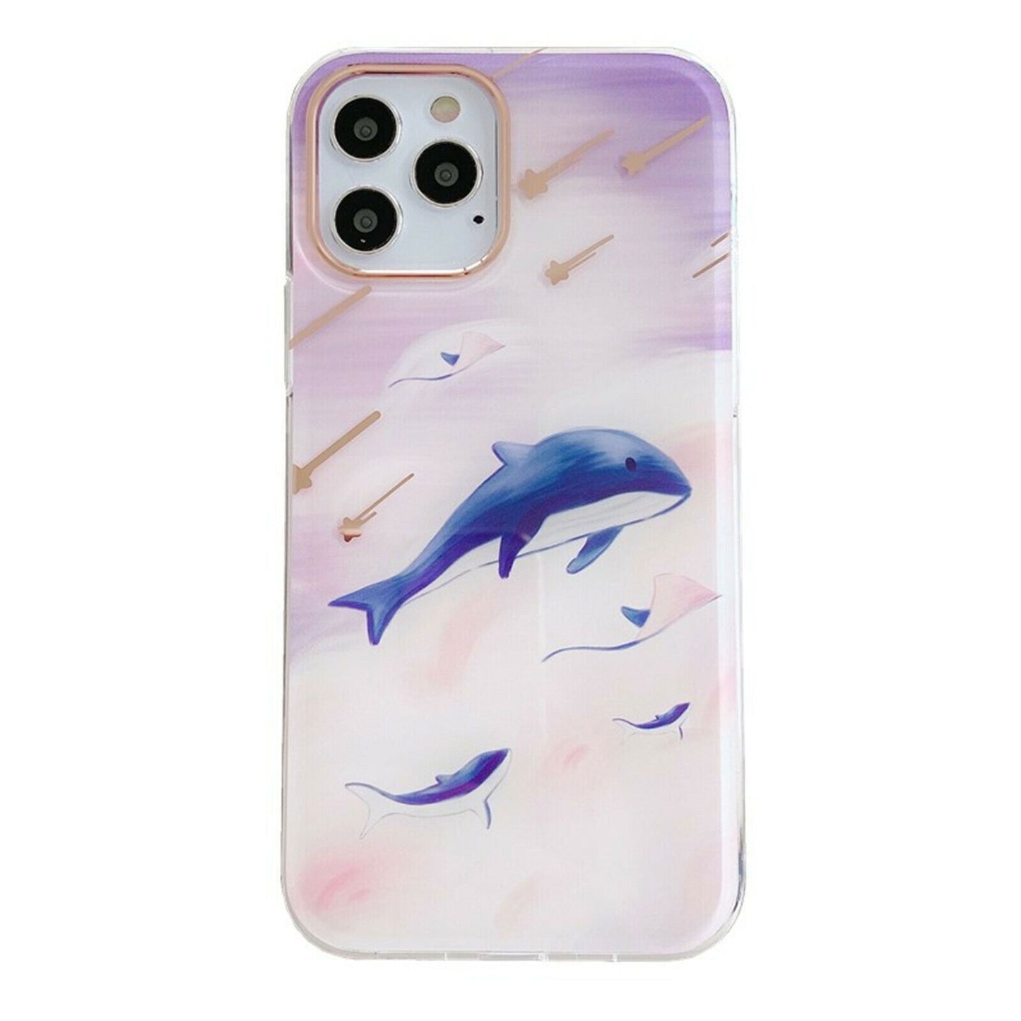 Slim Clear Marble Pattern Case For iPhone - carolay.co