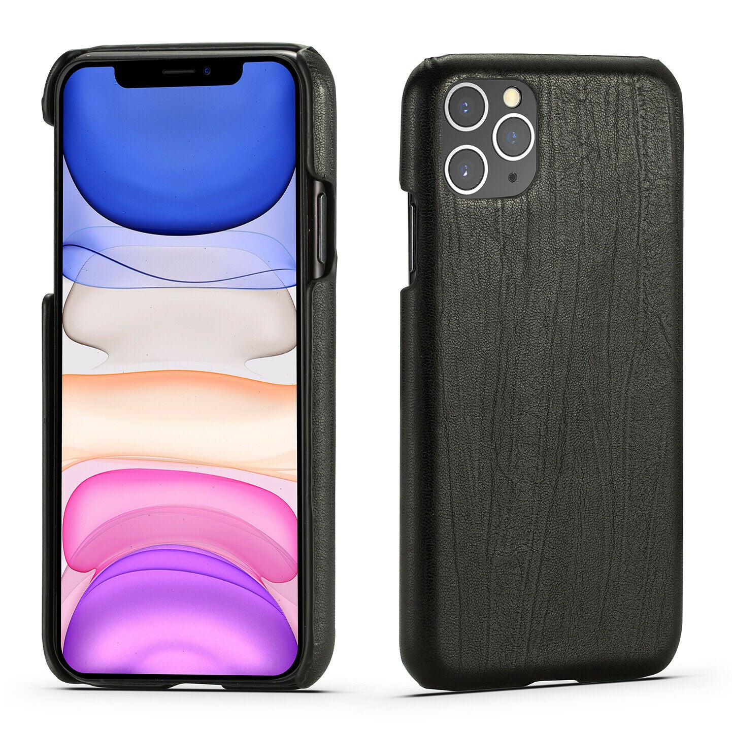 Slim Hybrid Leather Back Case Skin For iPhone - carolay.co