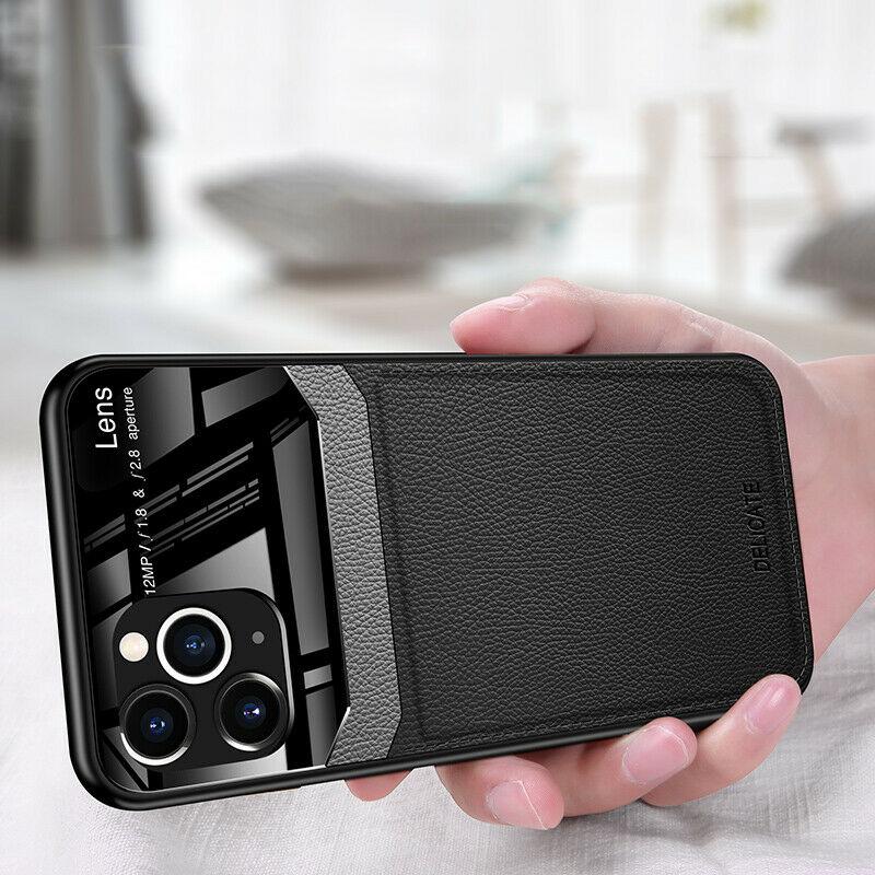 Slim Hybrid Leather Cover For iPhone - carolay.co