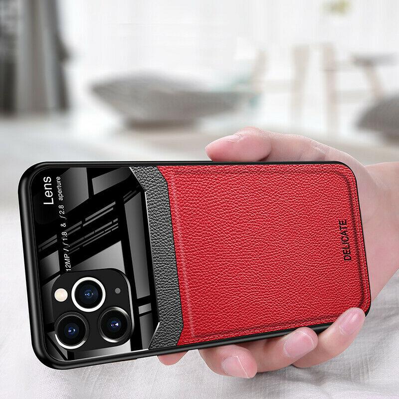 Slim Hybrid Leather Cover For iPhone - carolay.co