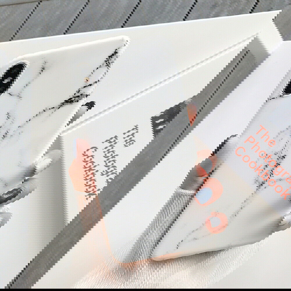 Slim Matte Marble Pattern Back Case For iPhone - carolay.co