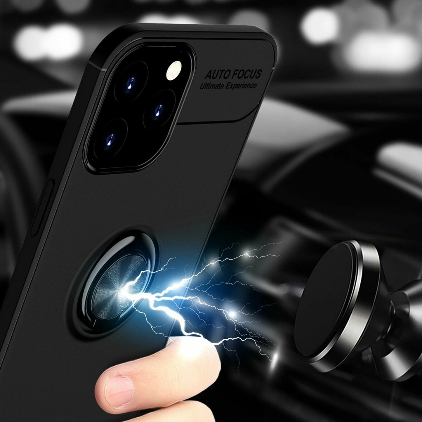Slim Soft Ring Stand Shockproof Case For iPhone - carolay.co