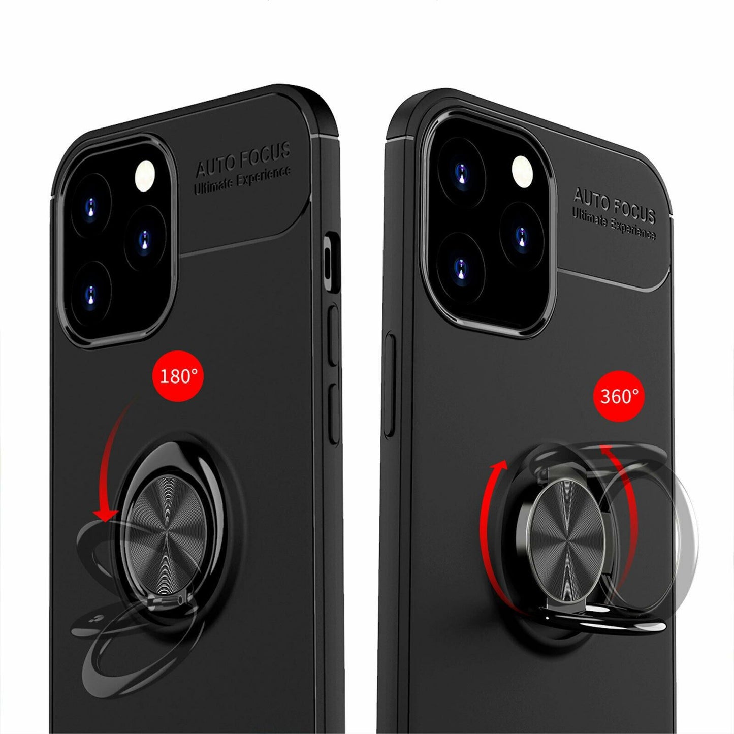 Slim Soft Ring Stand Shockproof Case For iPhone - carolay.co
