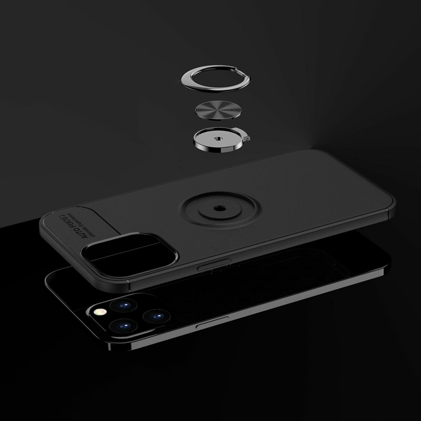 Slim Soft Ring Stand Shockproof Case For iPhone - carolay.co