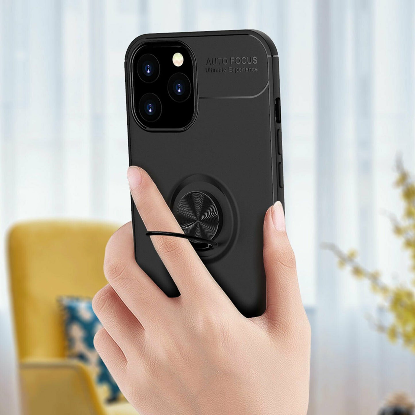 Slim Soft Ring Stand Shockproof Case For iPhone - carolay.co