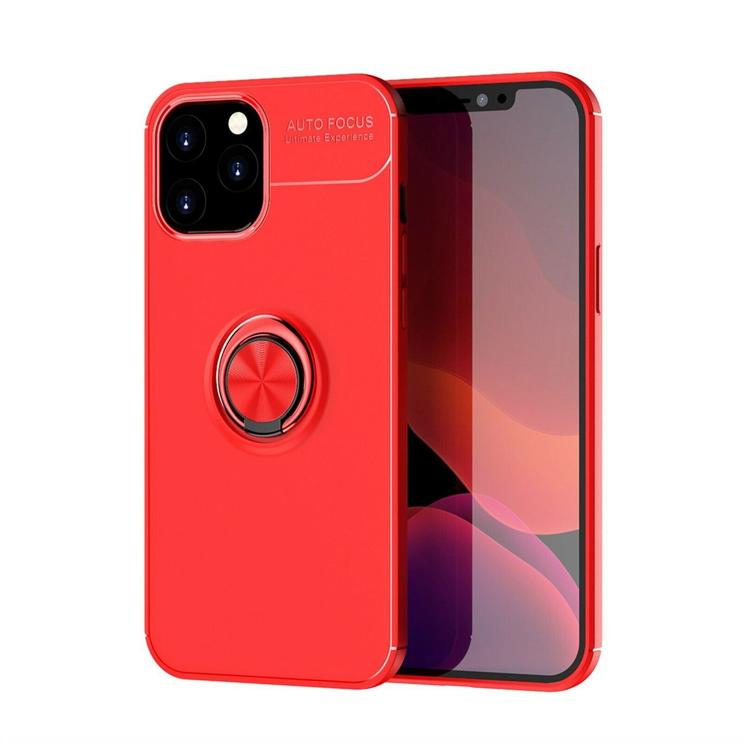 Slim Soft Ring Stand Shockproof Case For iPhone - carolay.co
