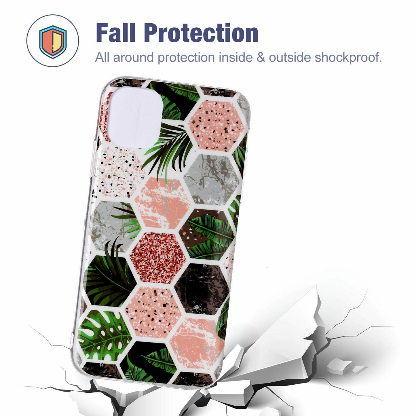 Soft Marble Silicone Rubber Ultra Thin Gel Back Case For iPhone - carolay.co