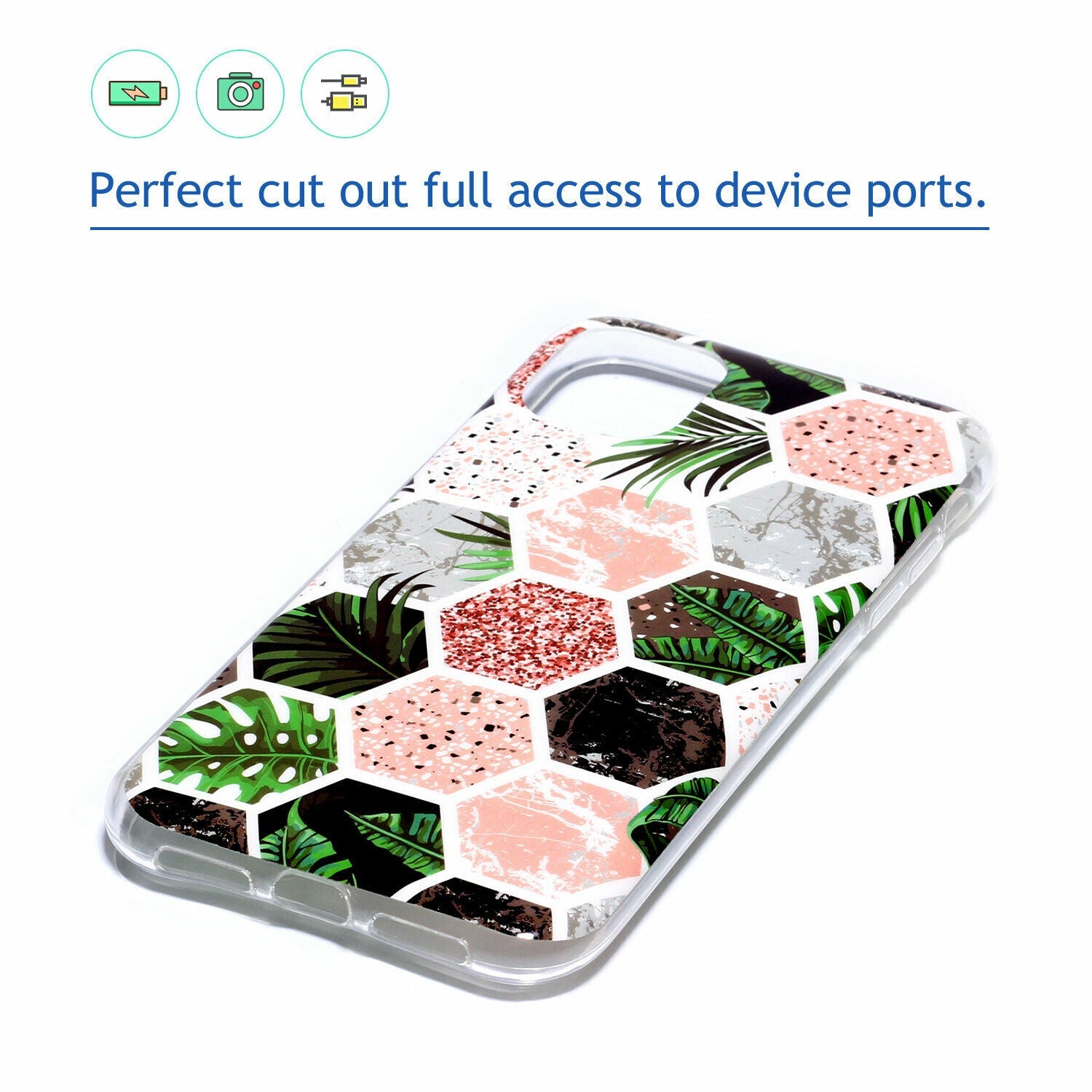 Soft Marble Silicone Rubber Ultra Thin Gel Back Case For iPhone - carolay.co