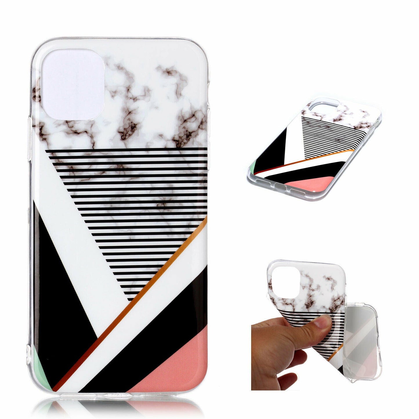 Soft Marble Silicone Rubber Ultra Thin Gel Back Case For iPhone - carolay.co