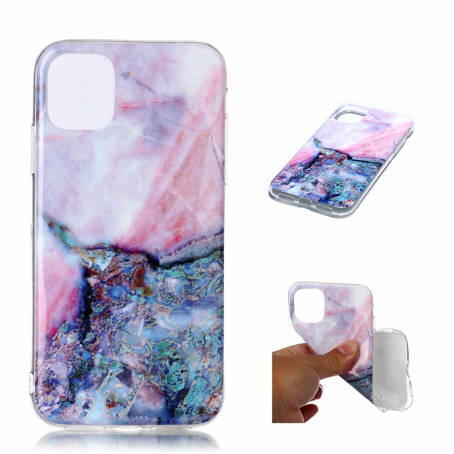 Soft Marble Silicone Rubber Ultra Thin Gel Back Case For iPhone - carolay.co