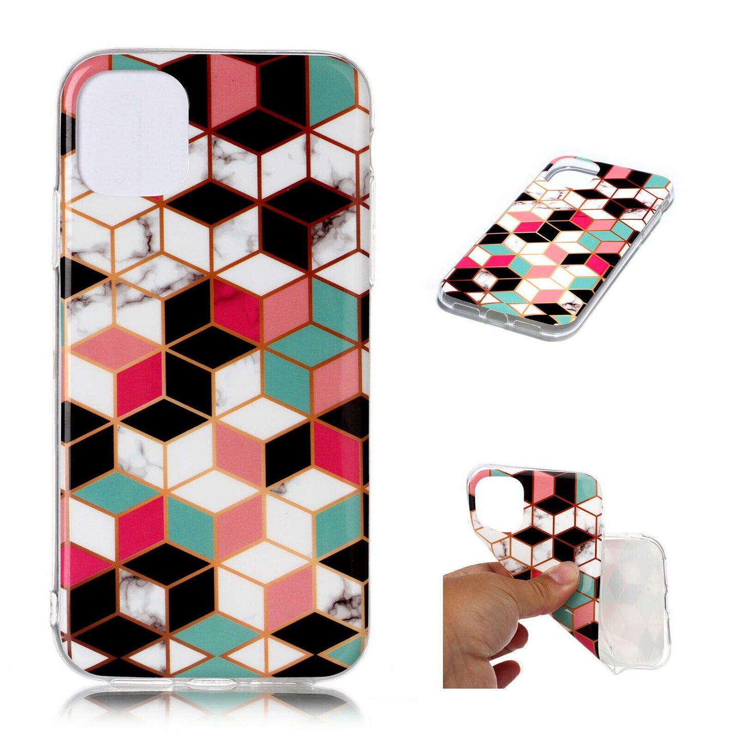Soft Marble Silicone Rubber Ultra Thin Gel Back Case For iPhone - carolay.co