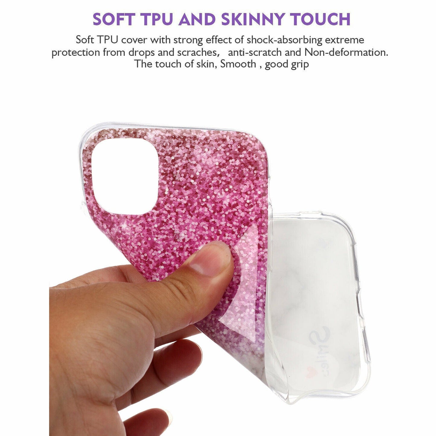 Soft Marble Silicone Rubber Ultra Thin Gel Back Case For iPhone - carolay.co