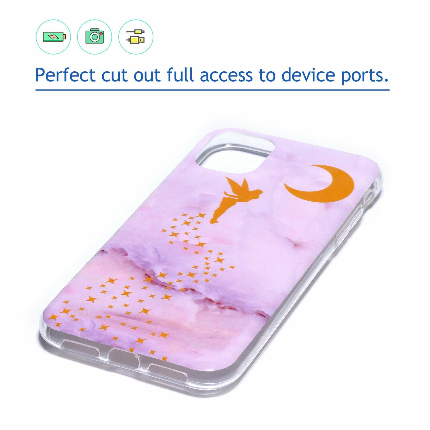 Soft Marble Silicone Rubber Ultra Thin Gel Back Case For iPhone - carolay.co