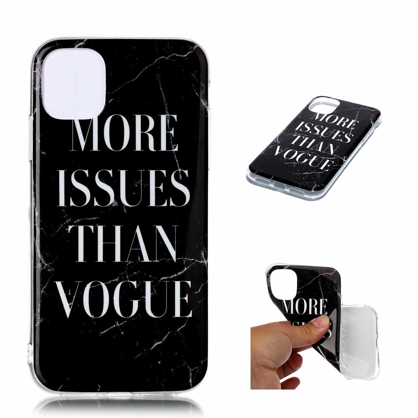 Soft Marble Silicone Rubber Ultra Thin Gel Back Case For iPhone - carolay.co