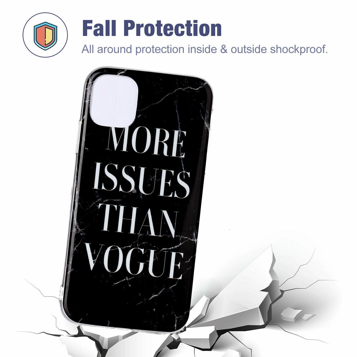Soft Marble Silicone Rubber Ultra Thin Gel Back Case For iPhone - carolay.co