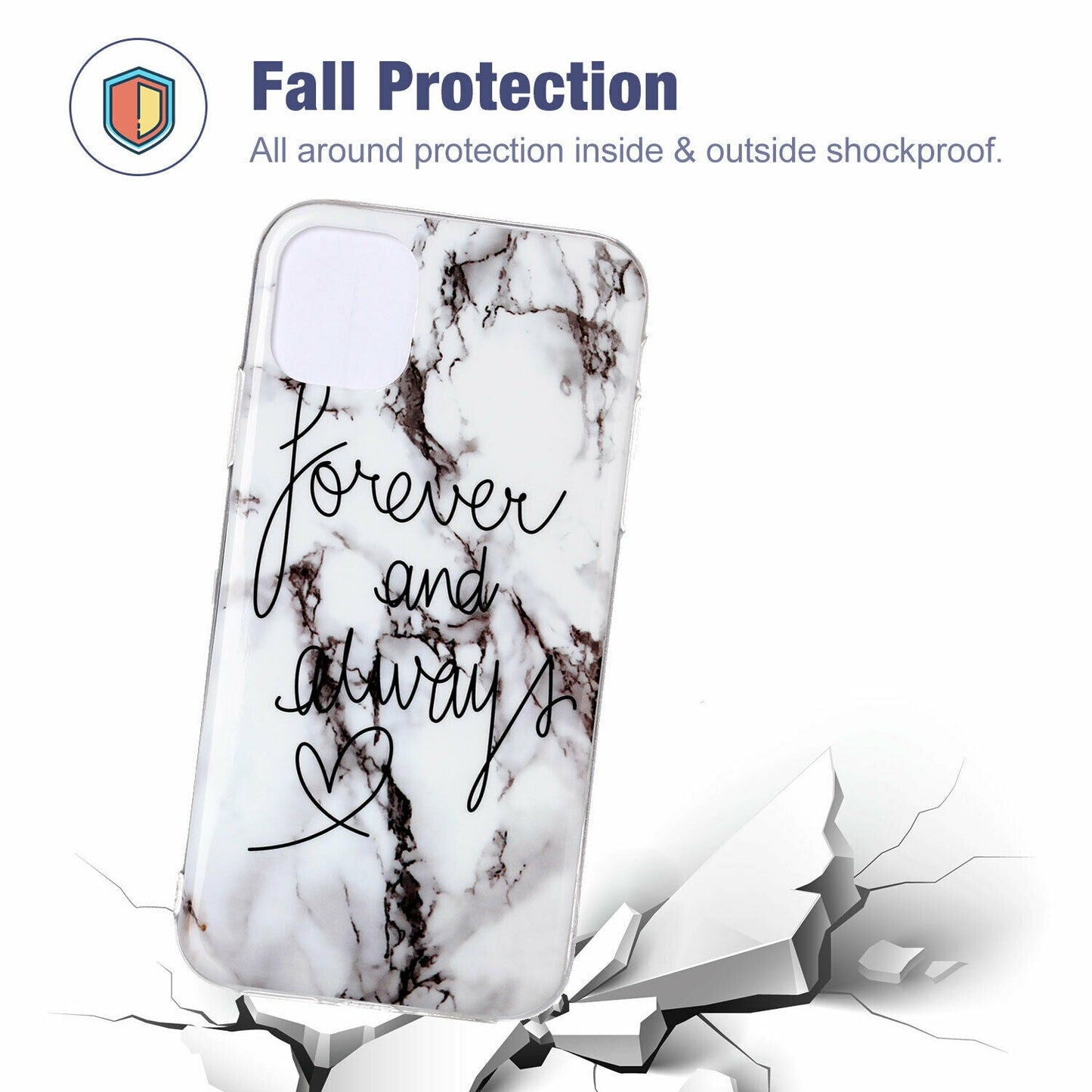 Soft Marble Silicone Rubber Ultra Thin Gel Back Case For iPhone - carolay.co
