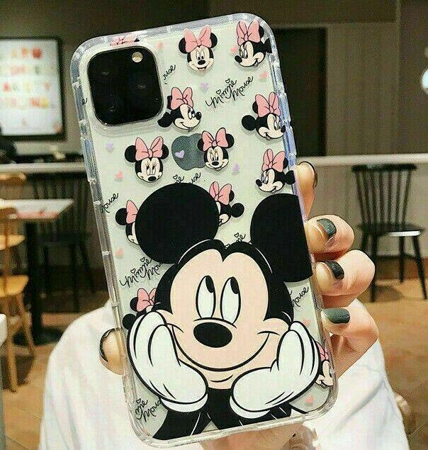 Soft Rubber Slim Mickey Mouse Case for iPhone 12   12 Pro Max - carolay.co
