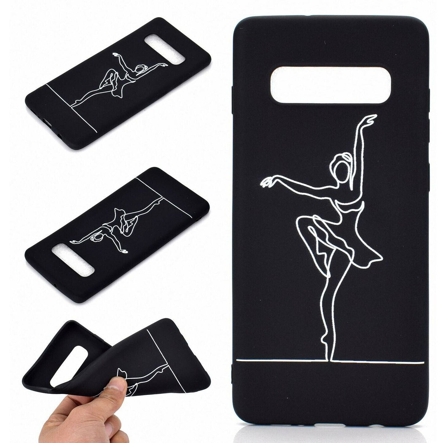 Soft Silicone Pattern Slim Back Case For Samsung Galaxy - carolay.co