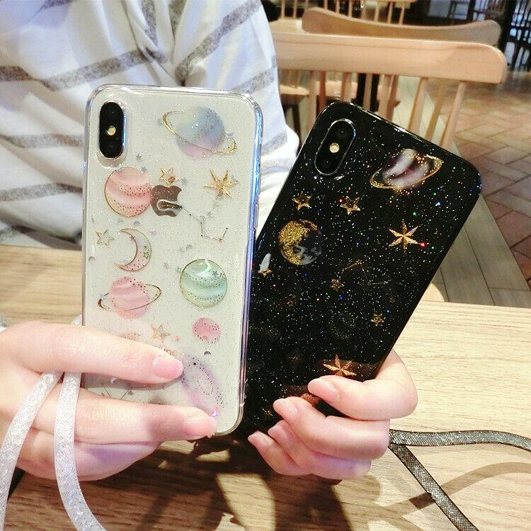 Star Starry Sky Reflective Cute Slim Case For iPhone - carolay.co