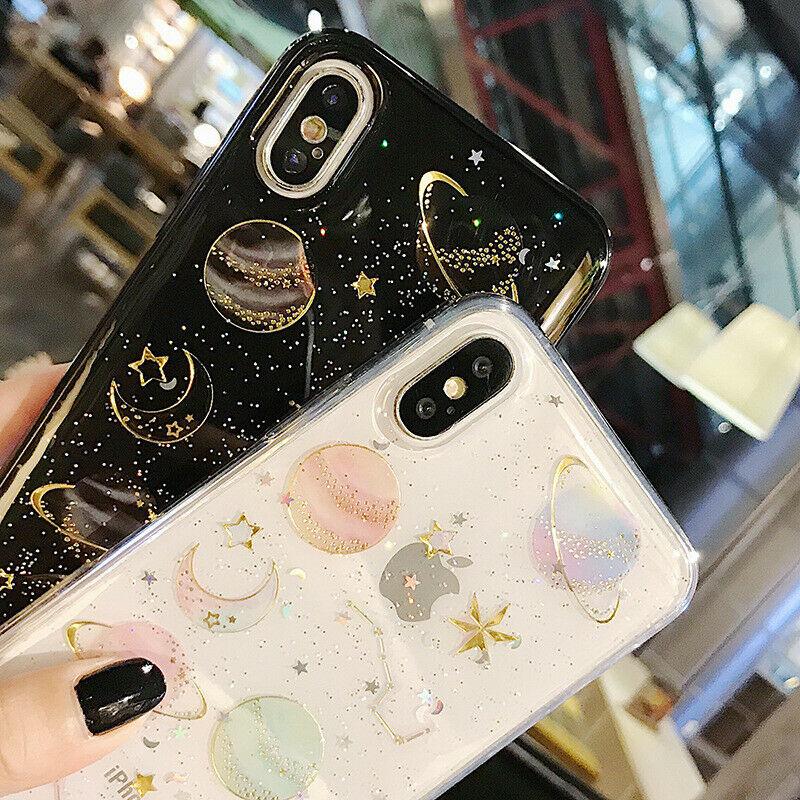 Star Starry Sky Reflective Cute Slim Case For iPhone - carolay.co