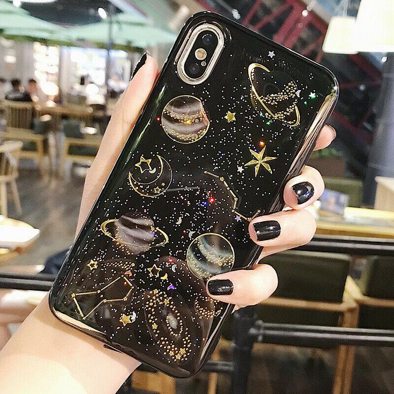 Star Starry Sky Reflective Cute Slim Case For iPhone - carolay.co