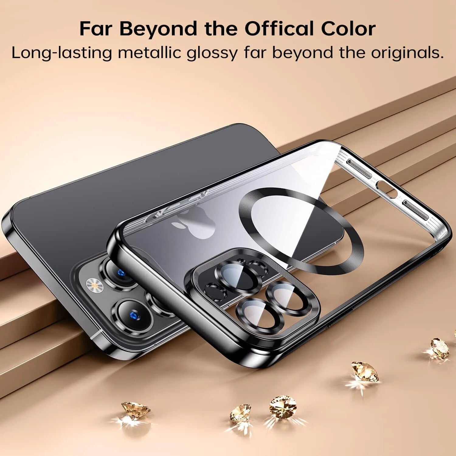 Stylish MagSafe case for iPhone 16 slim protective case with improved grip - carolay.co