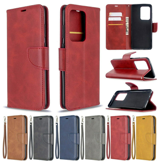 Ultra Flip Leather Card Wallet Stand Case For Samsung Galaxy - carolay.co