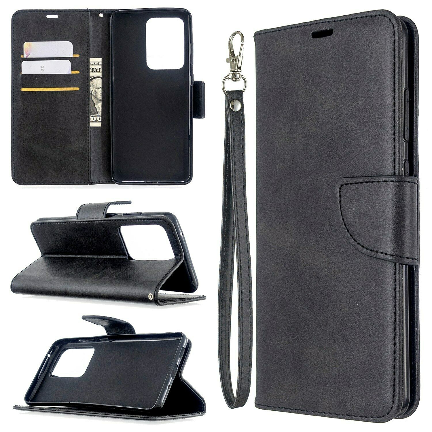 Ultra Flip Leather Card Wallet Stand Case For Samsung Galaxy - carolay.co