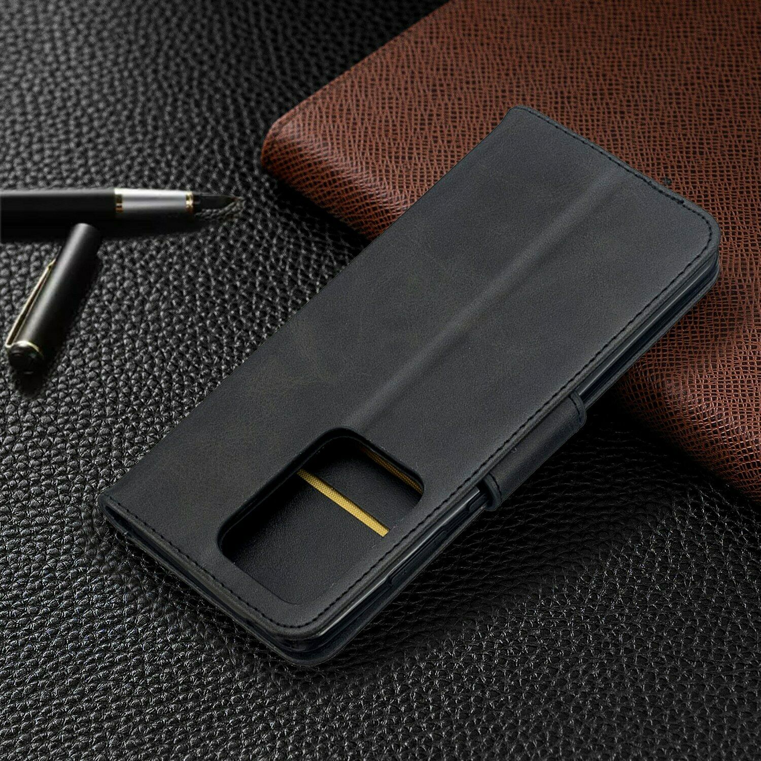 Ultra Flip Leather Card Wallet Stand Case For Samsung Galaxy - carolay.co
