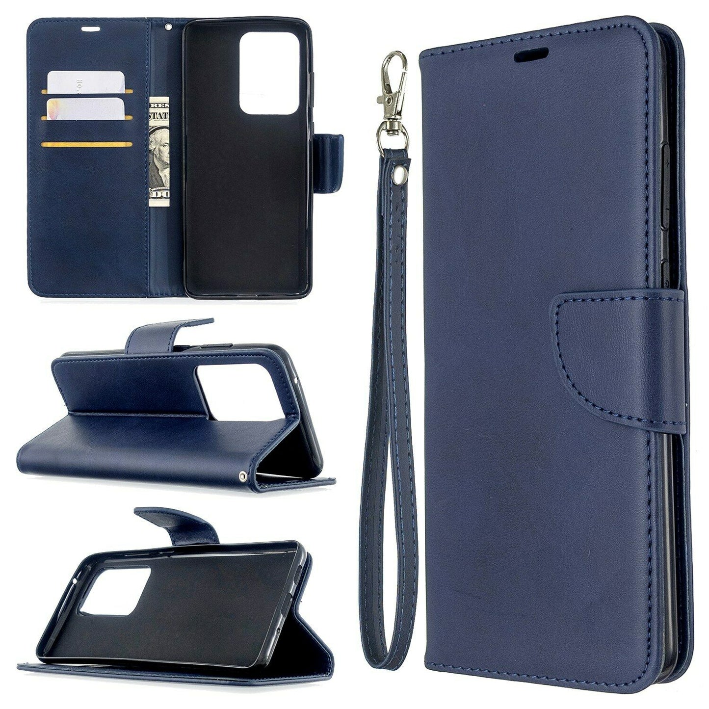 Ultra Flip Leather Card Wallet Stand Case For Samsung Galaxy - carolay.co